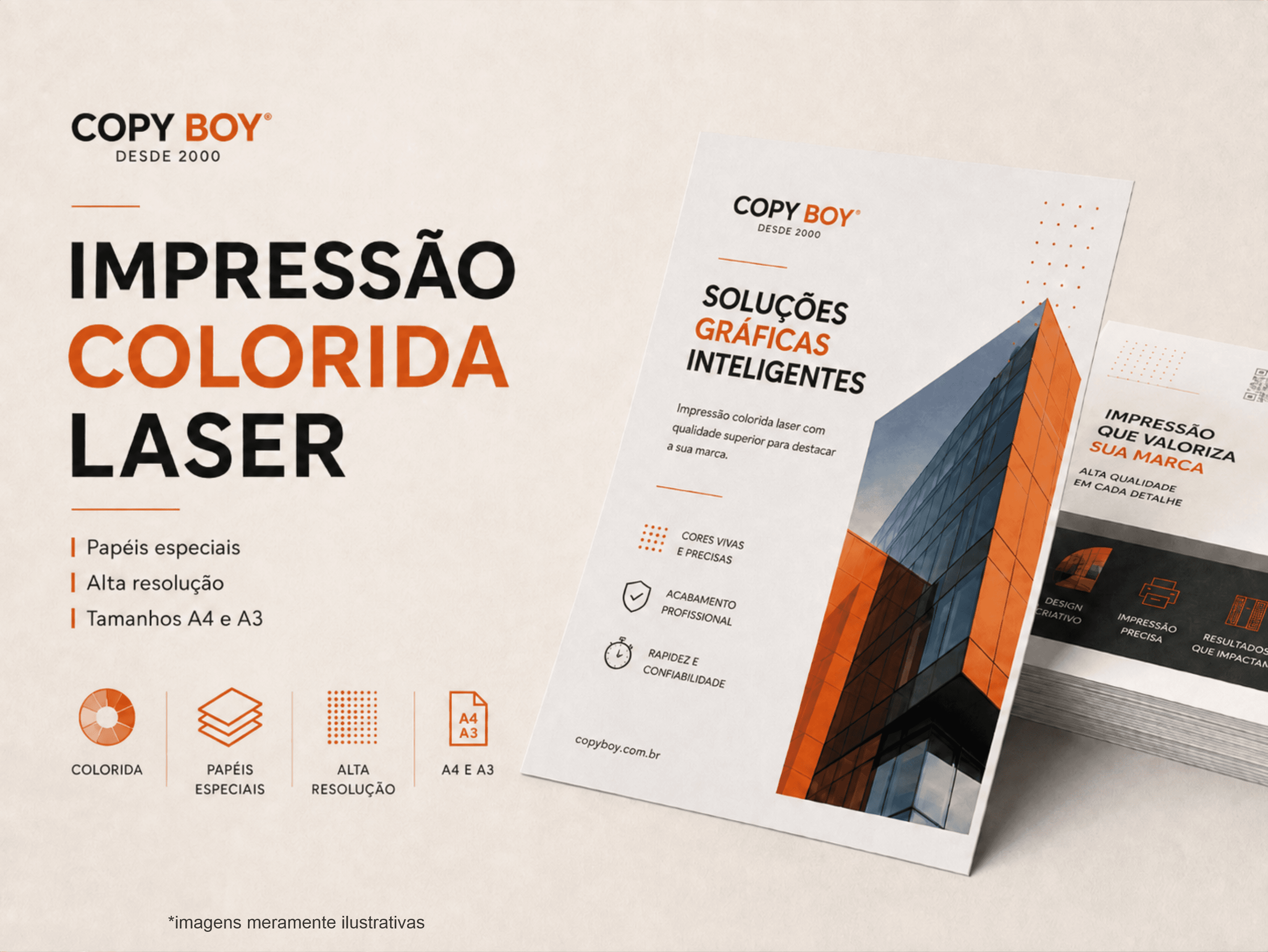 Impressão Laser A4/A3