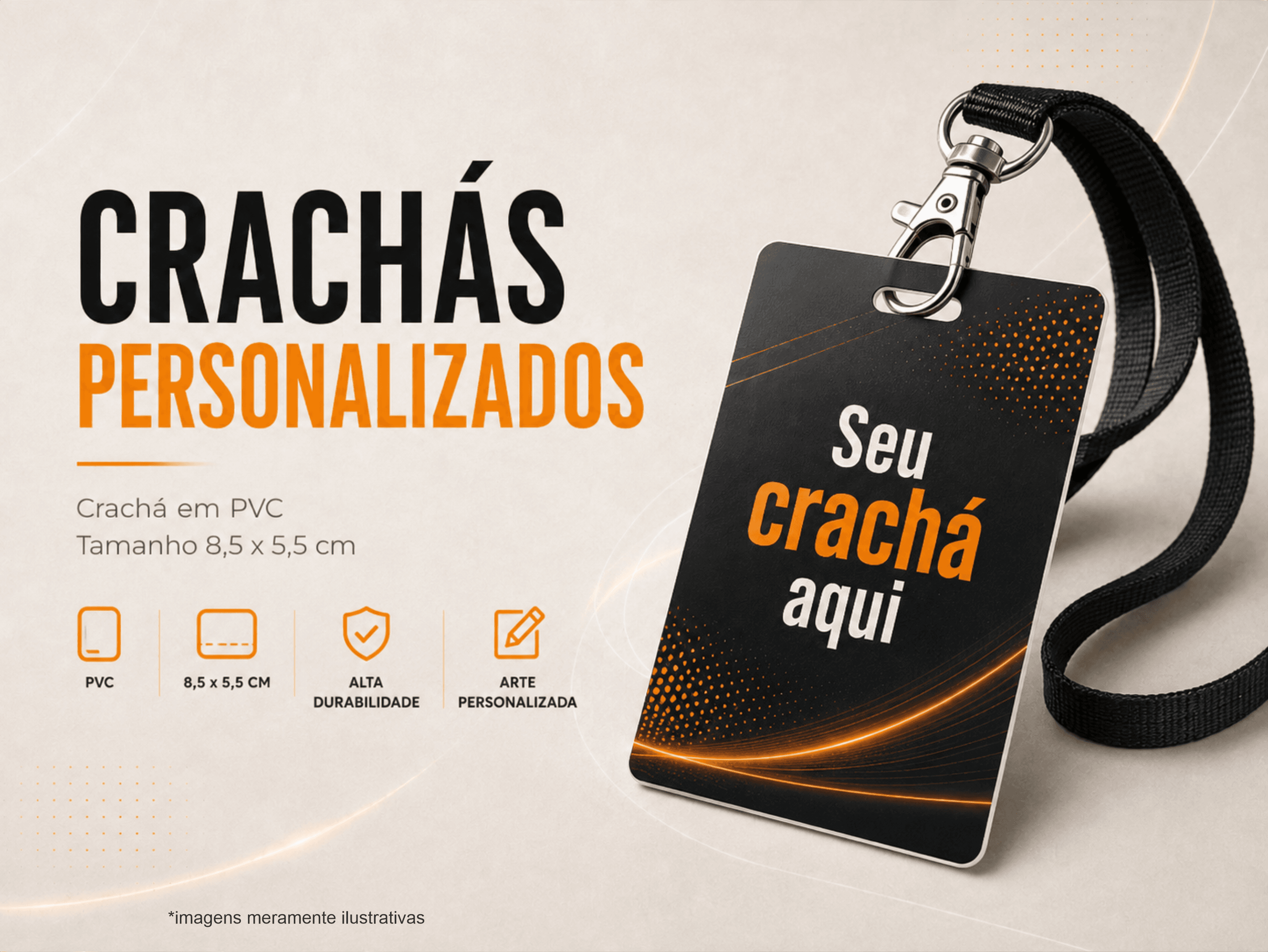 Crachá PVC